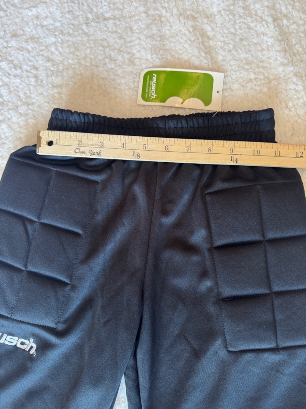 Reusch Goalkeeper Pants Womens YS‎ Black Padded Soccer GK NWT - Picture 9 of 12